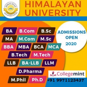 Himalayan University:Distance Education Admissions Courses